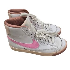 Nike Blazer Mid '77 High Top Sneaker 6.5Y Pink And White